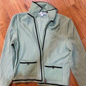St John Green Striped Women's Jacket